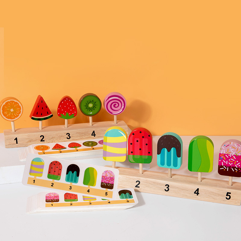 Baby Products Cream - ألعاب مطابقة مصاصات الآيس كريم للأطفال