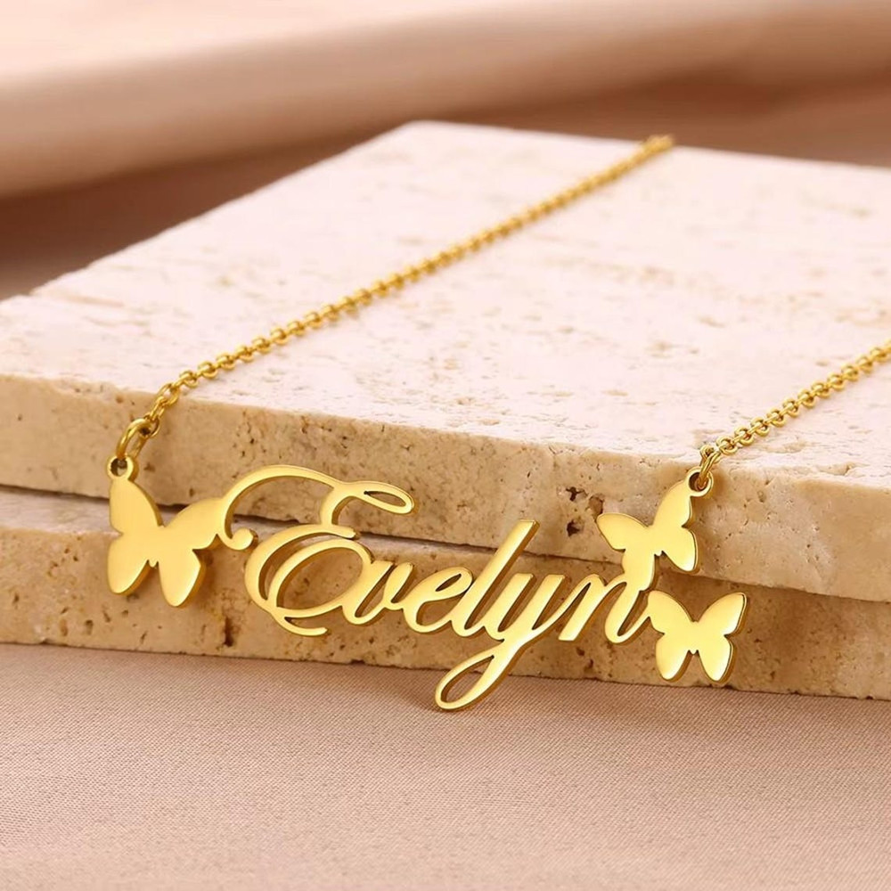 Baby Products Name - قلادة مخصصة بالاسم، مجوهرات شخصية من