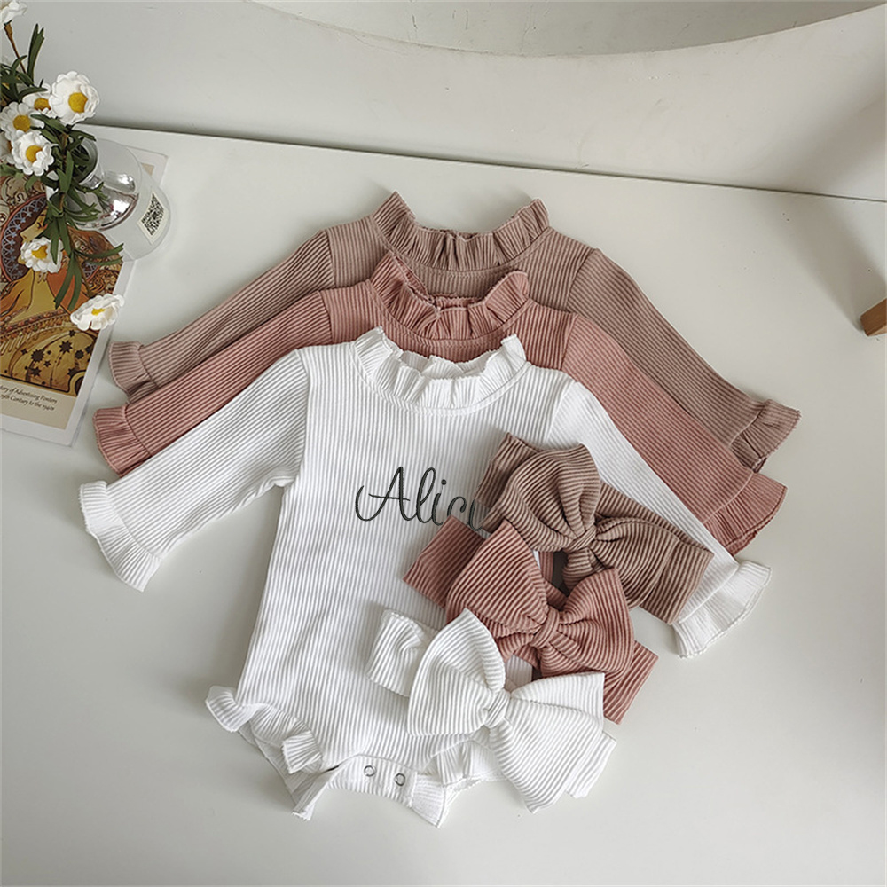 Baby Products Name - بدلة زحف مخطط للرضع ، اسم