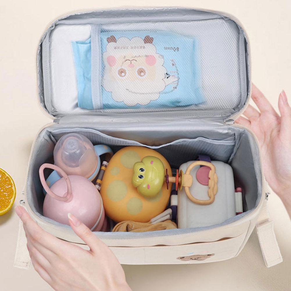 حقيبة تبريد زجاجات على شكل دب  - مراجعة Diaper Bag Backpack وسعره