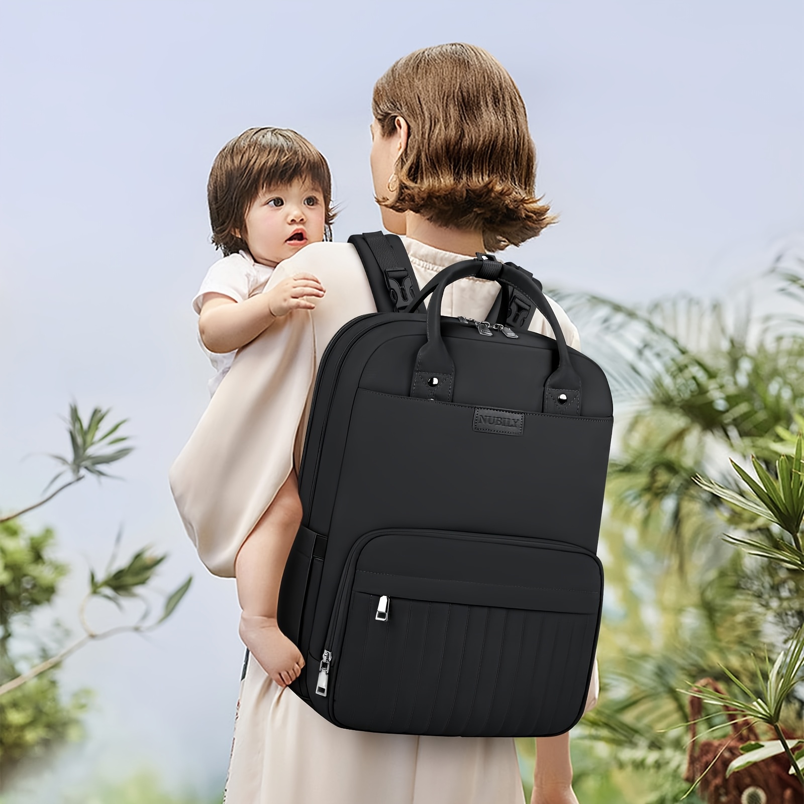 NEWHEY تغيير حقيبة الظهر مع ال - مراجعة Diaper Bag Backpack وسعره