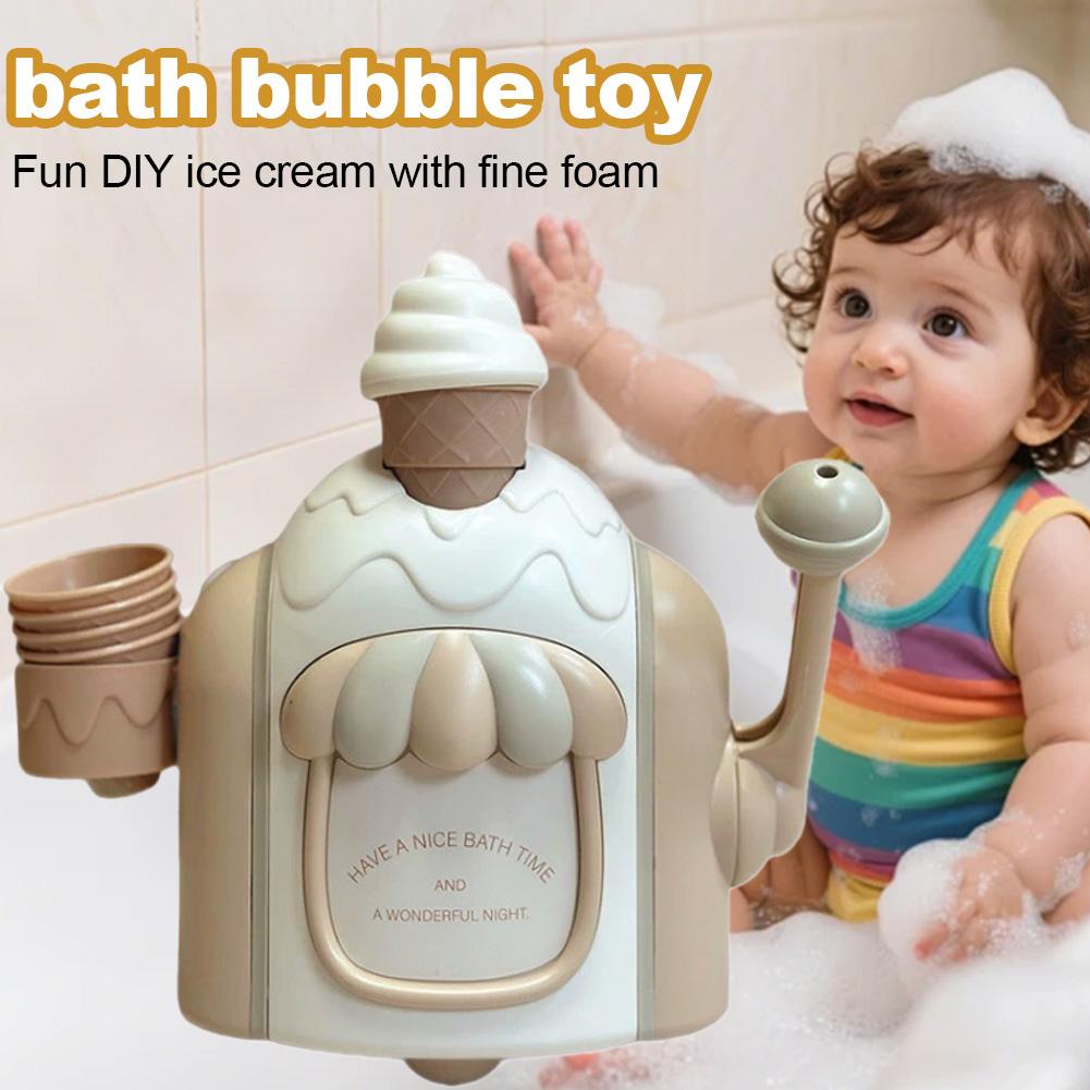 آلة فقاعة الآيس كريم حمام الطف - مراجعة Baby Products For Bathing وسعره
