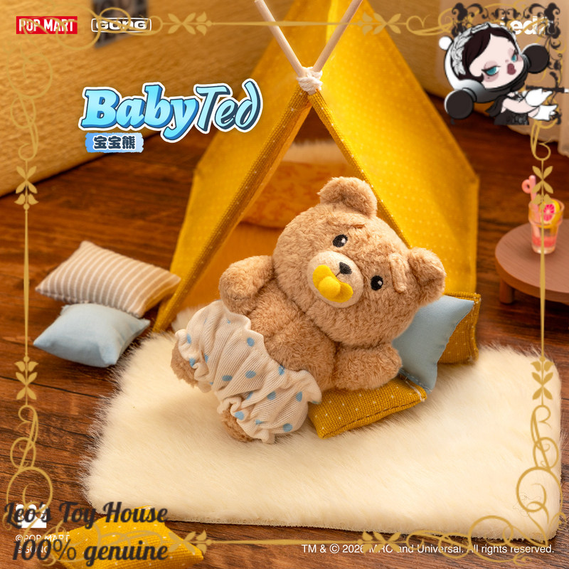 POPMART GONG Baby Ted تعليقة د - مراجعة Baby Products Teddy Bear وسعره