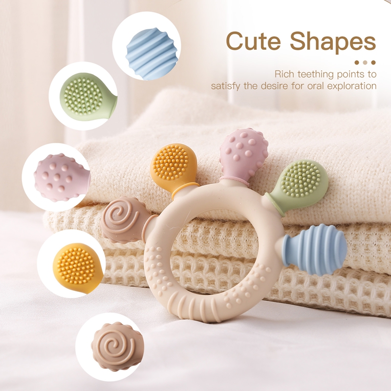 1 قطعة عضاضة سيليكون الطفل 0 1 - مراجعة Baby Products Name وسعره