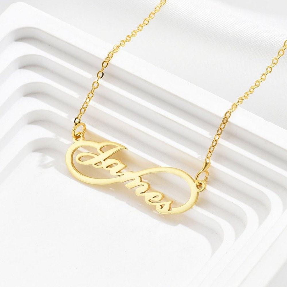 قلادة اسم مخصصة بتصميم لانهائي - مراجعة Baby Products Name وسعره