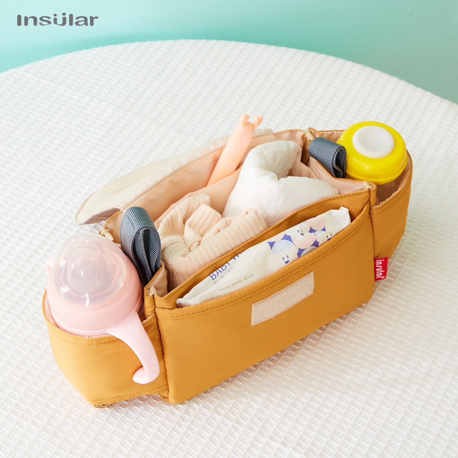 منظم عربة الأطفال من إنسولار،  - مراجعة Diaper Bag Backpack وسعره